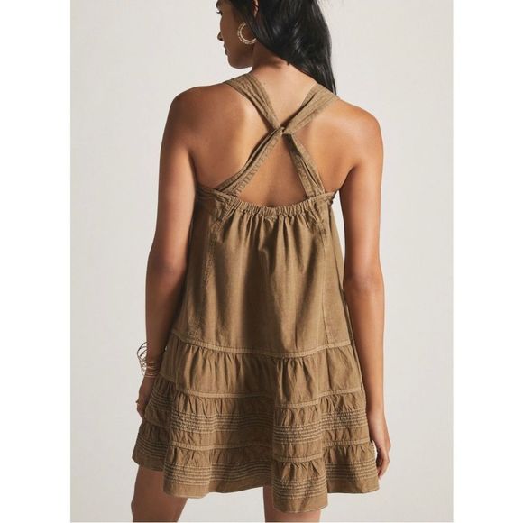 Anthropologie Pilcro Mini Cotton Swing Dress Small - Picture 2 of 5